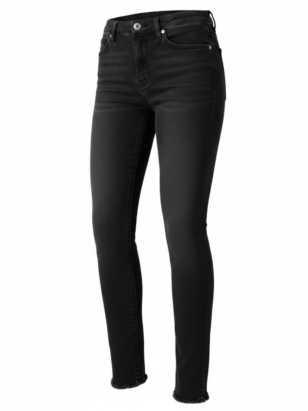 Hudson Jeans Women's Black High-Rise Skinny Jeans